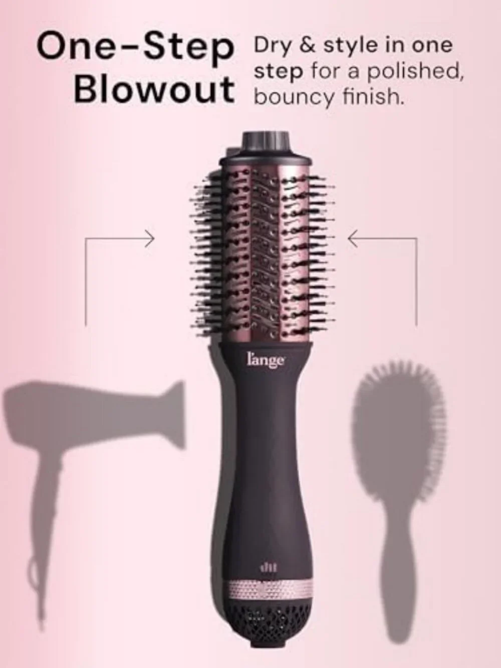 2-in-1 Titanium Blow Dryer Brush | Frizz Control & Volumizing Hot Air Styler